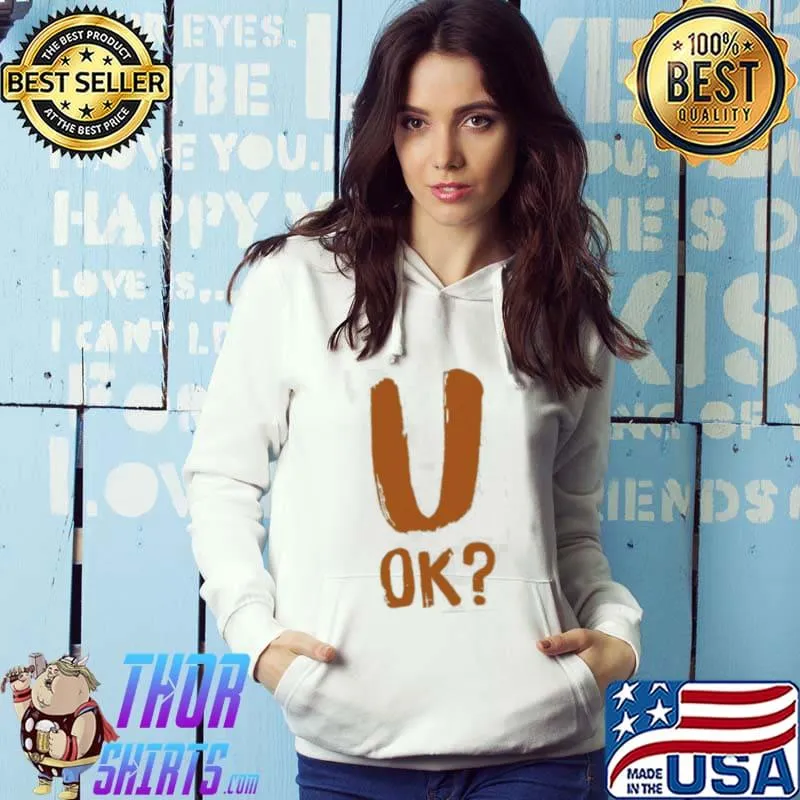 Funny mental health u ok singlet classic s Hoodie