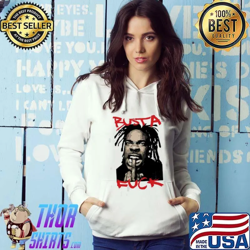 Funny portrait busta rhymes s Hoodie