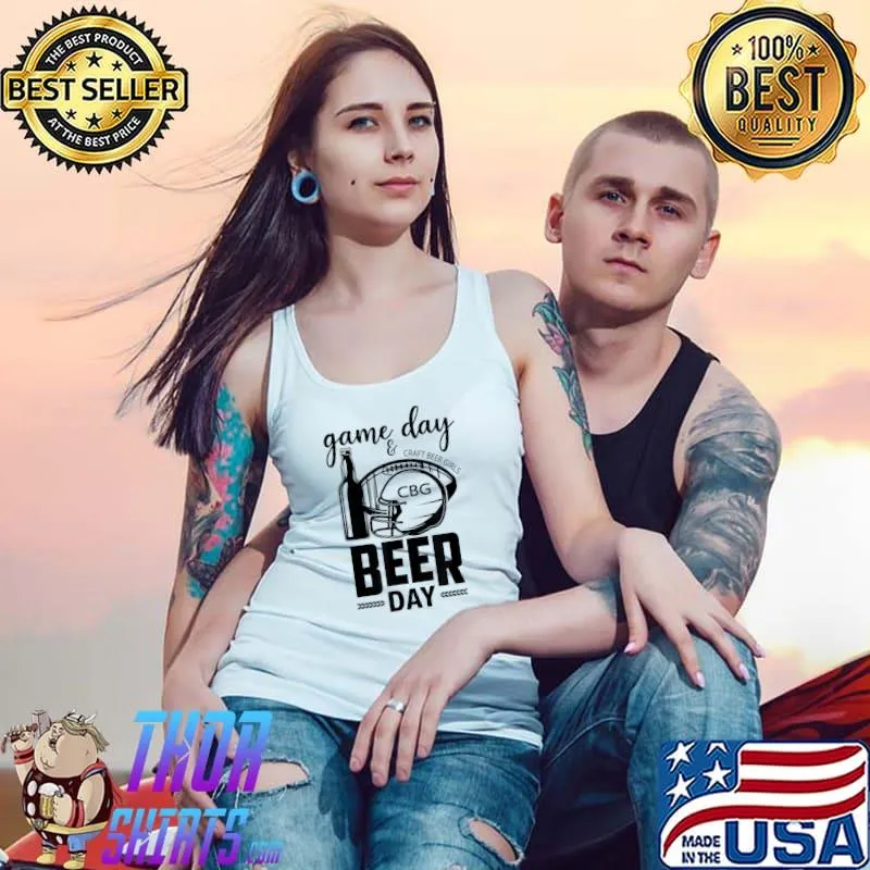 Game Day Craft Beer Girls Football & Beer Day Helmel T-Shirt Tank Top