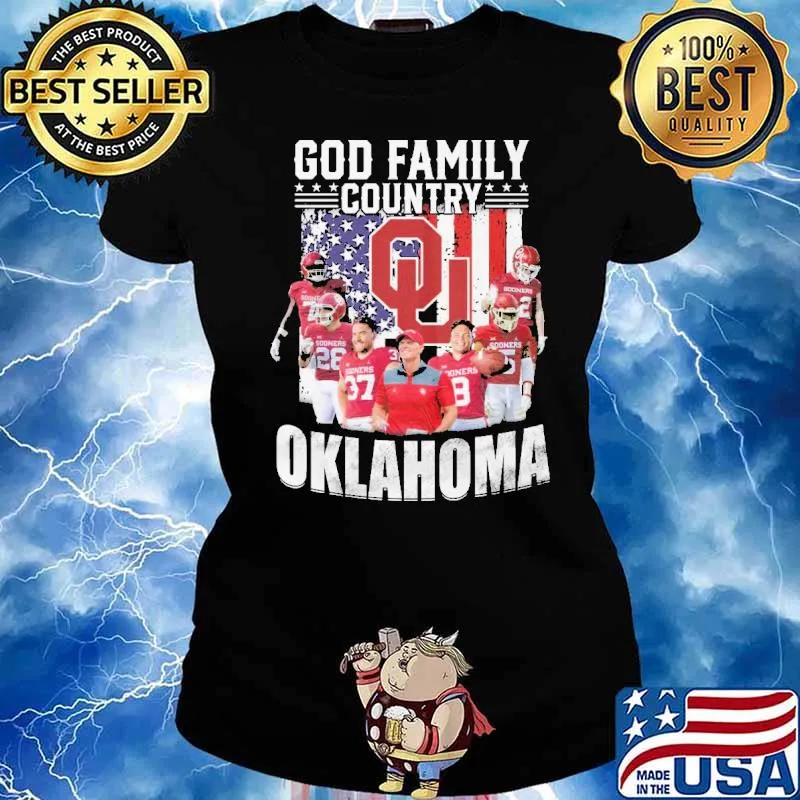 God Family Country Oklahoma Shirt Ladies tee