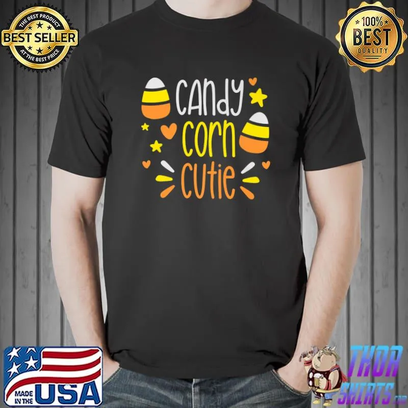Halloween Candy Corn Cutie Trick Or Treat Costume Design T-Shirt