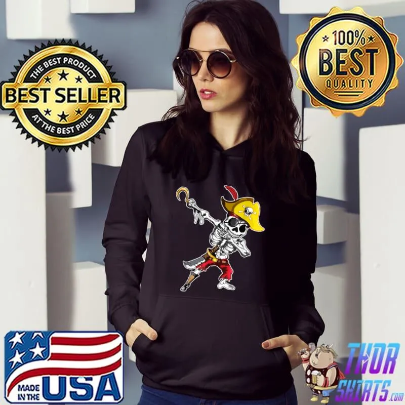 Halloween Costume Dabbing Pirate Skeleton T-shirt T-Shirt Hoodie