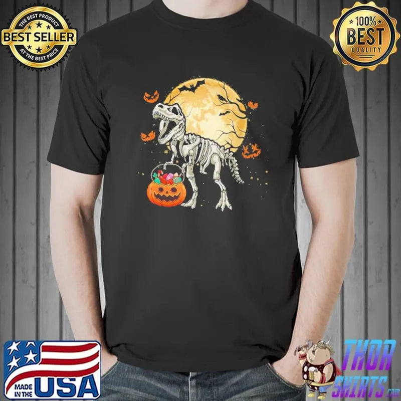 Halloween-TRex-Dinosaur-Skeleton-Scary-Boys-Kids-Teens-T-Shirt_Classic-Shirt_Shirts-1FTET