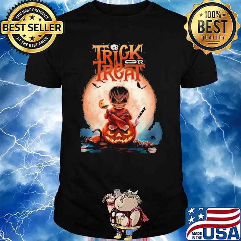 Halloween Trick Or Treat Pumpkin Horror Shirt
