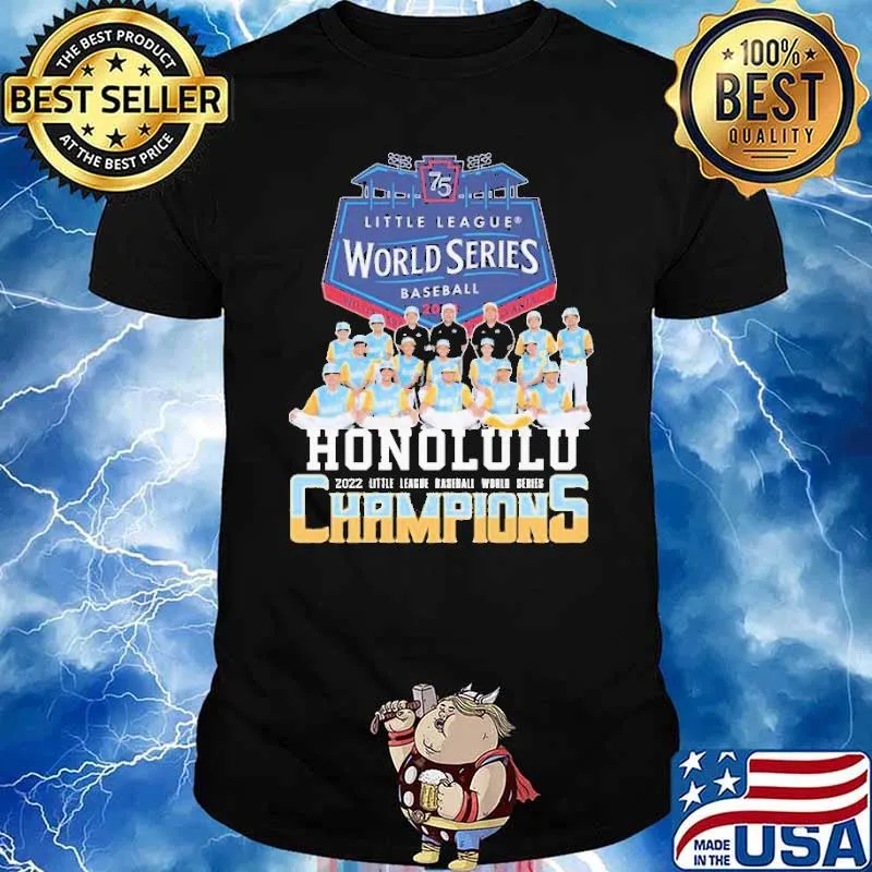 Honolulu 20222 little league world series baseball champions shirt