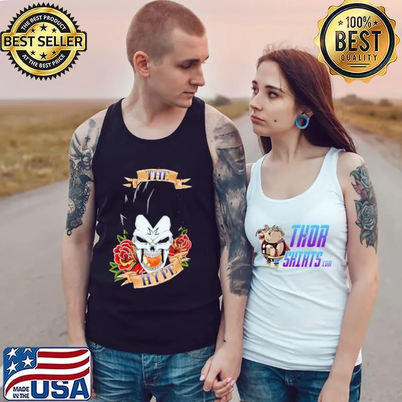I am the hype dragon ball skull with roses classic s Tank Top