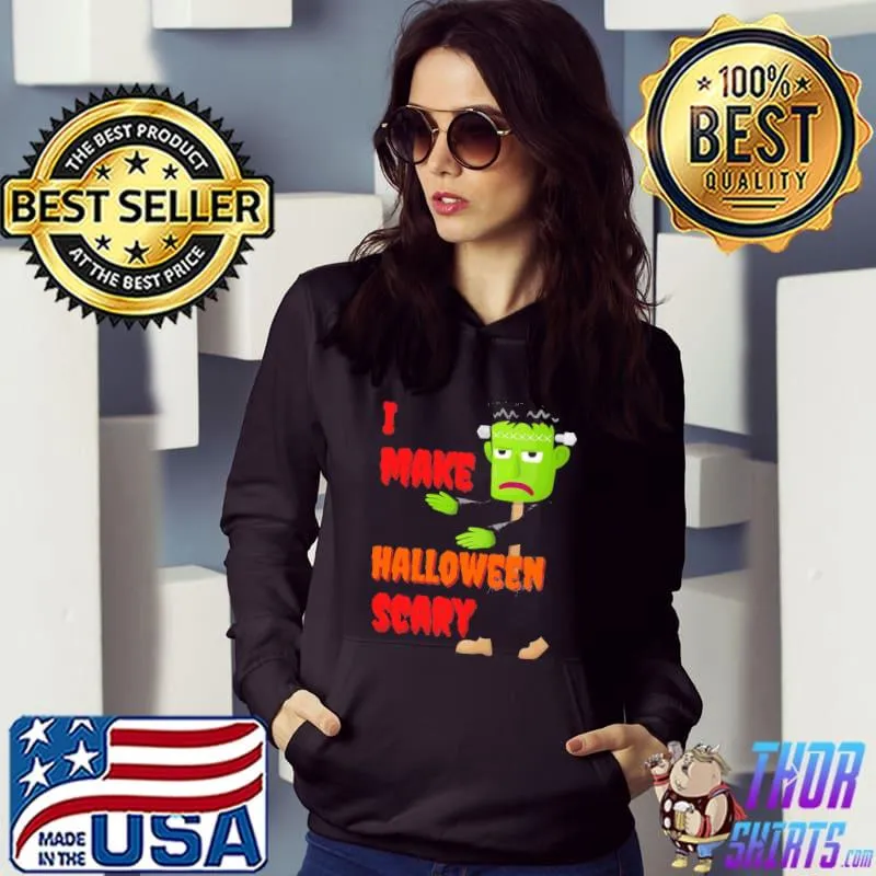 I make halloween scary frankenstein halloween scary monster classic s Hoodie