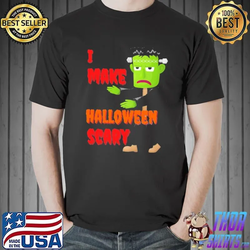 I make halloween scary frankenstein halloween scary monster classic shirt