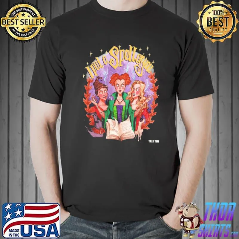 I put a spell on you hocus pocus trio witches art classic shirt