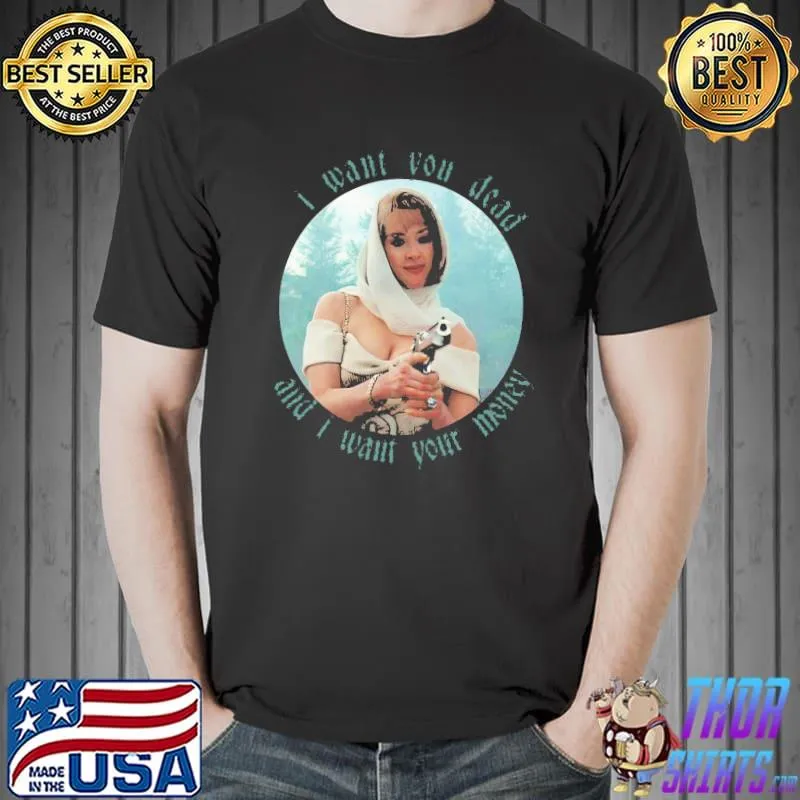 I want your money the addams family classic shirt