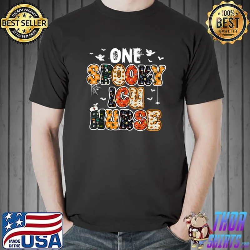 ICU Nurse Halloween Critical Care CCU Intensive Care Rn T-Shirt
