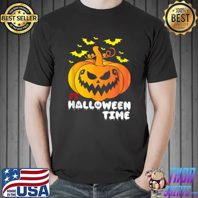 It's Halloween Time Halloween Costume Spooky Haunted House T-Shirt