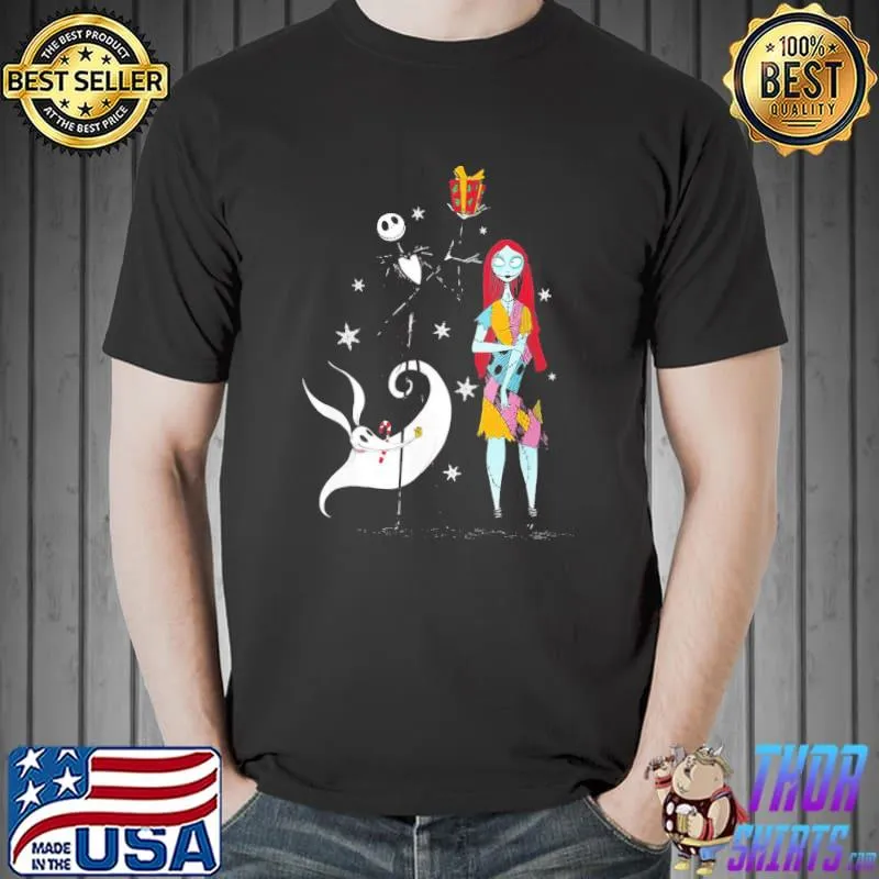 Jack and sally nightmare before christmas classic shirt