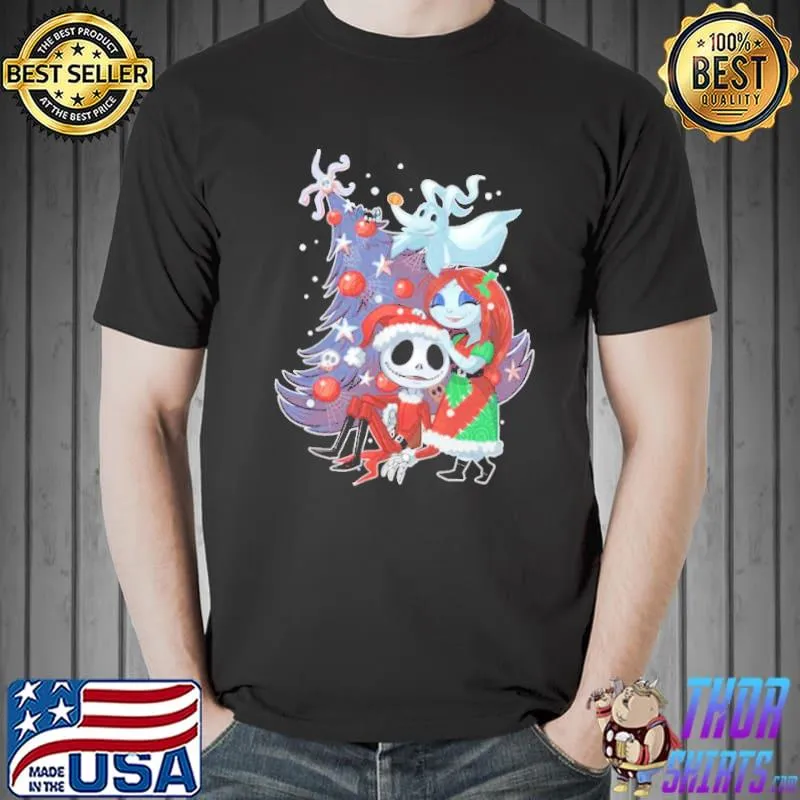 Jack and sally tnbc halloween classic shirt