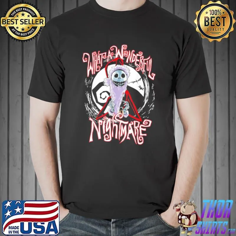 Jack santa claus nightmare before christmas what a wonderful nightmare classic shirt