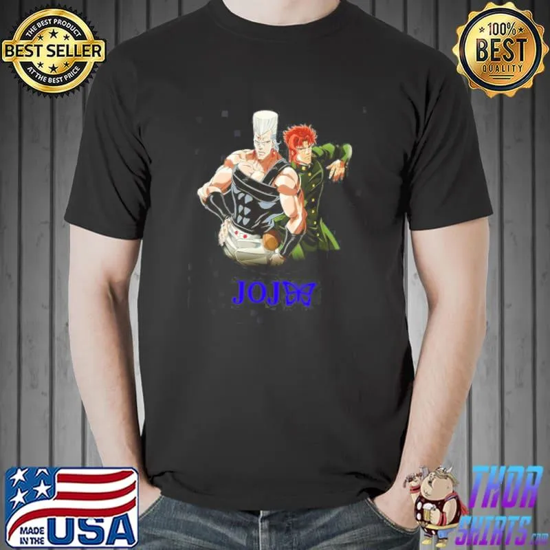 Joj jojo's bizarre adventure jean pierre polnareff noriakI kakyoin classic shirt