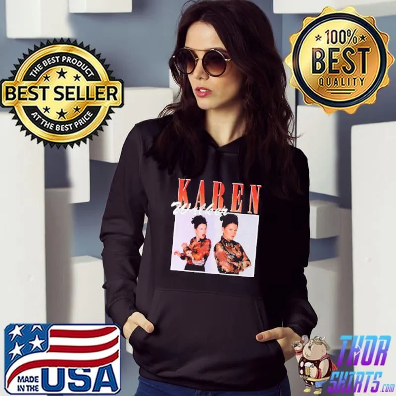 Karen walker retro portrait art will and grace s Hoodie