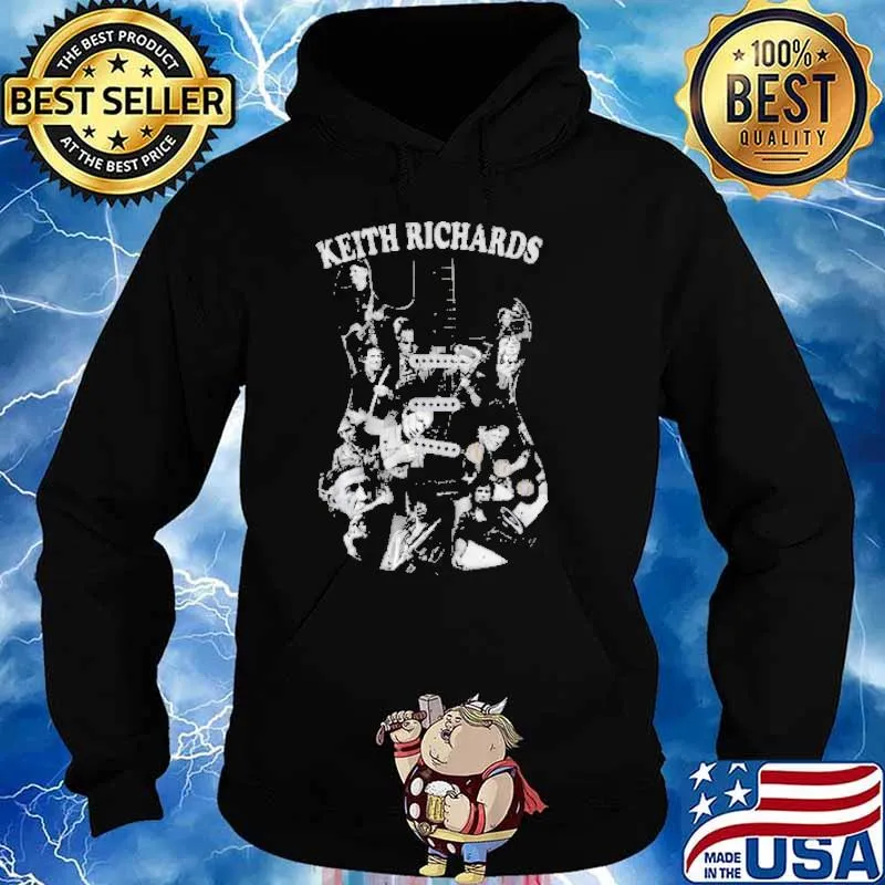Keith Richards Guitar Shirt Hoodie