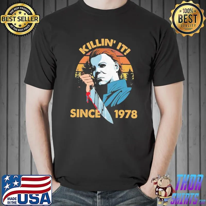 Killing it since 1978 halloween classic shirt