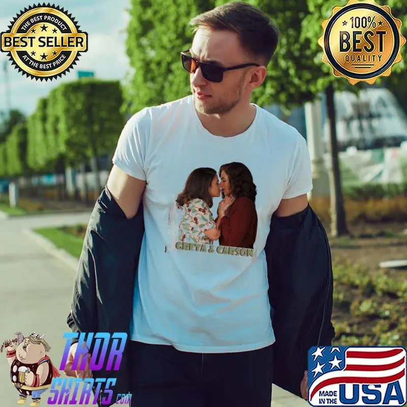 Kiss Scene Carson And Greta Design A League Of Their Own classic shirt