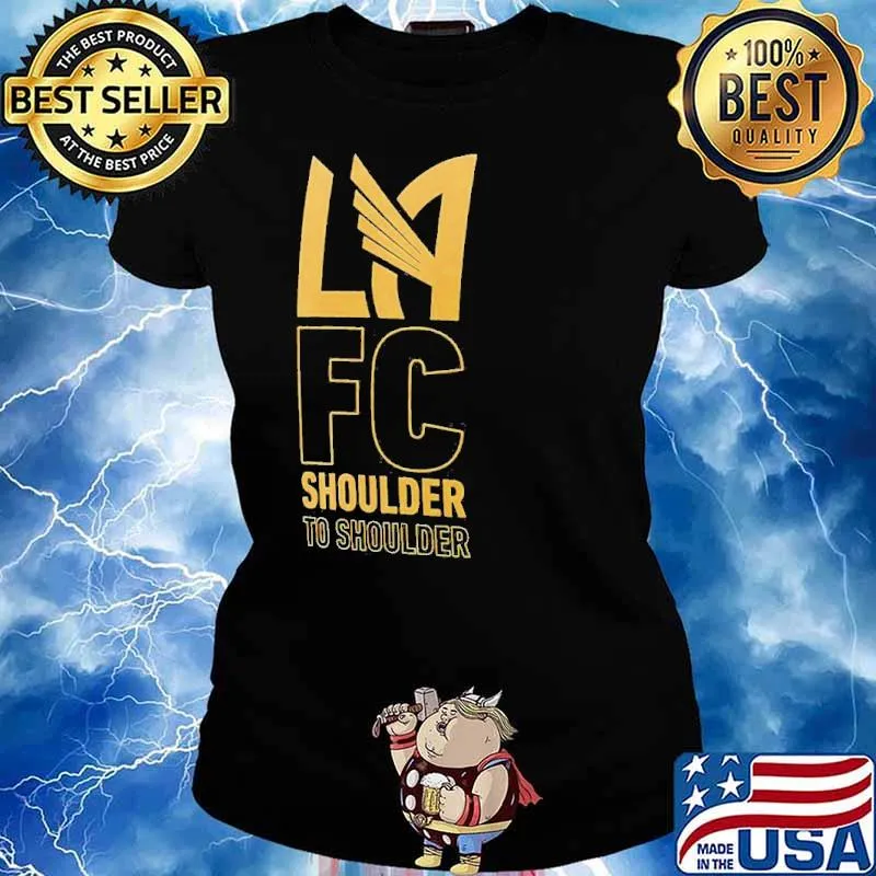 Lafc shoulder to shoulder classic s Ladies tee