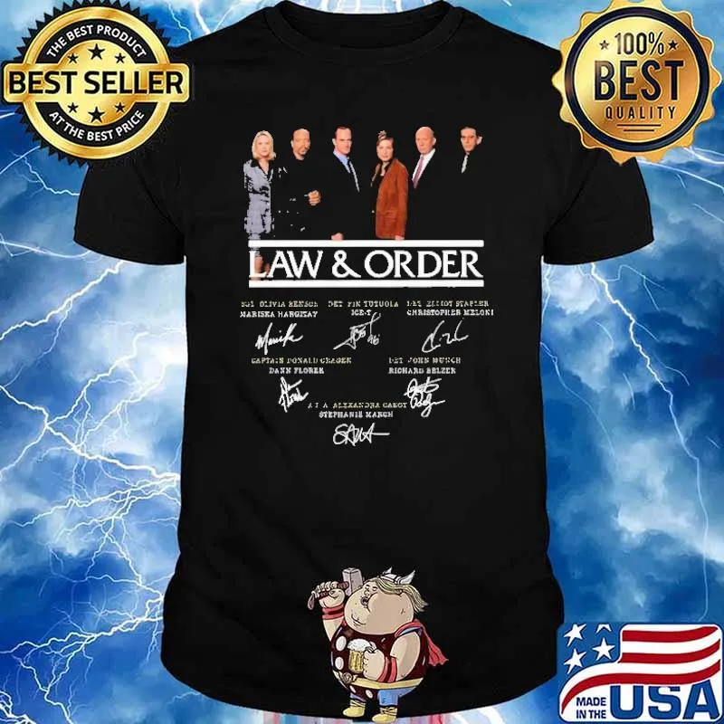 Law And Order Thank You For The Memories Shirt