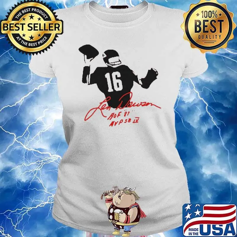 Len dawson Kansas city Chiefs hof 81 mvp 58 iv sport s Ladies tee