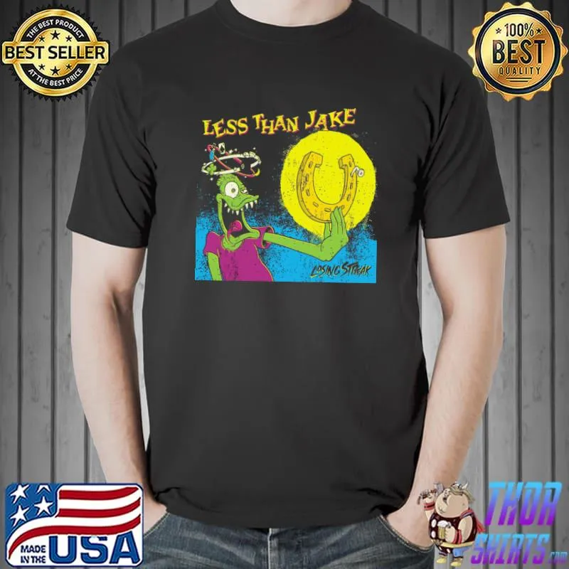Less than jake losing streak 1997 cinder block horseshoe T-Shirt