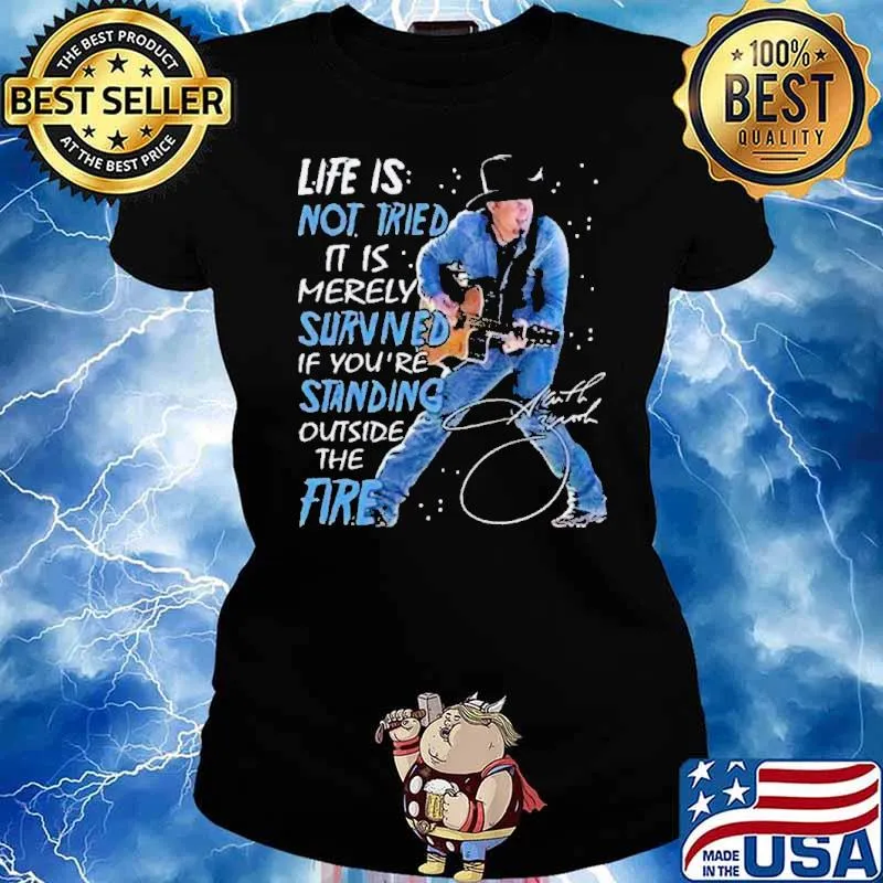 Life Is Not Tried It Is Merely Survned Shirt Ladies tee