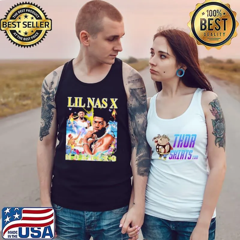 Lil nas x hip hop retro 90s trending s Tank Top