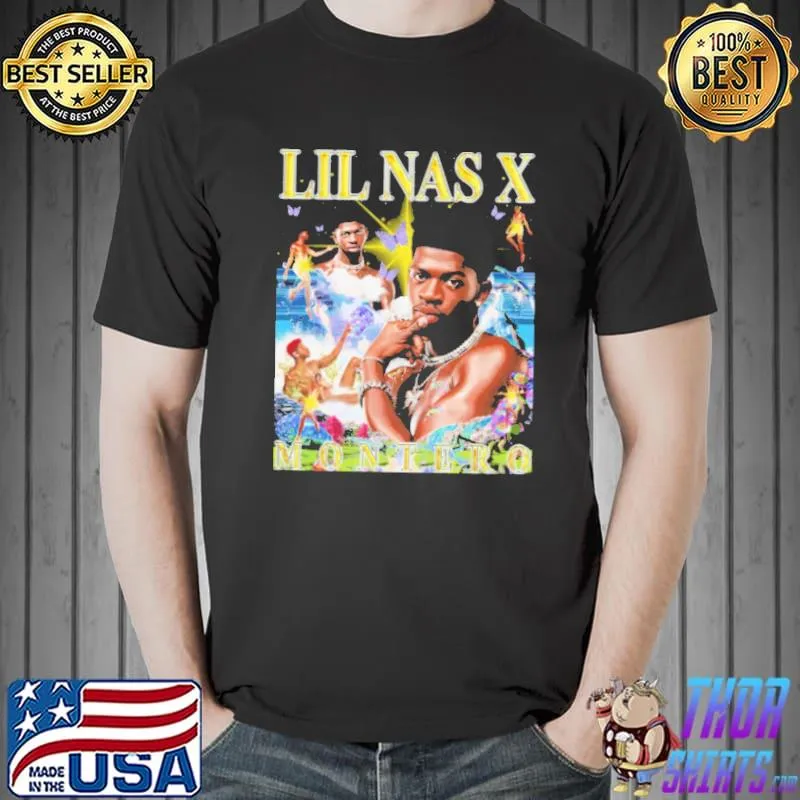Lil nas x hip hop retro 90s trending shirt