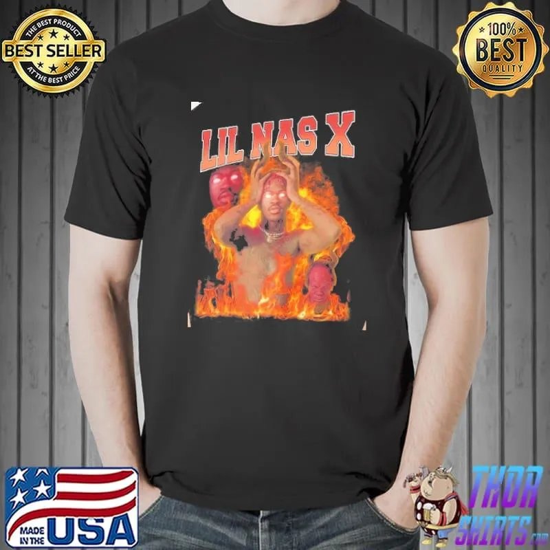 Lil Nas X Vintage Fire Shirt