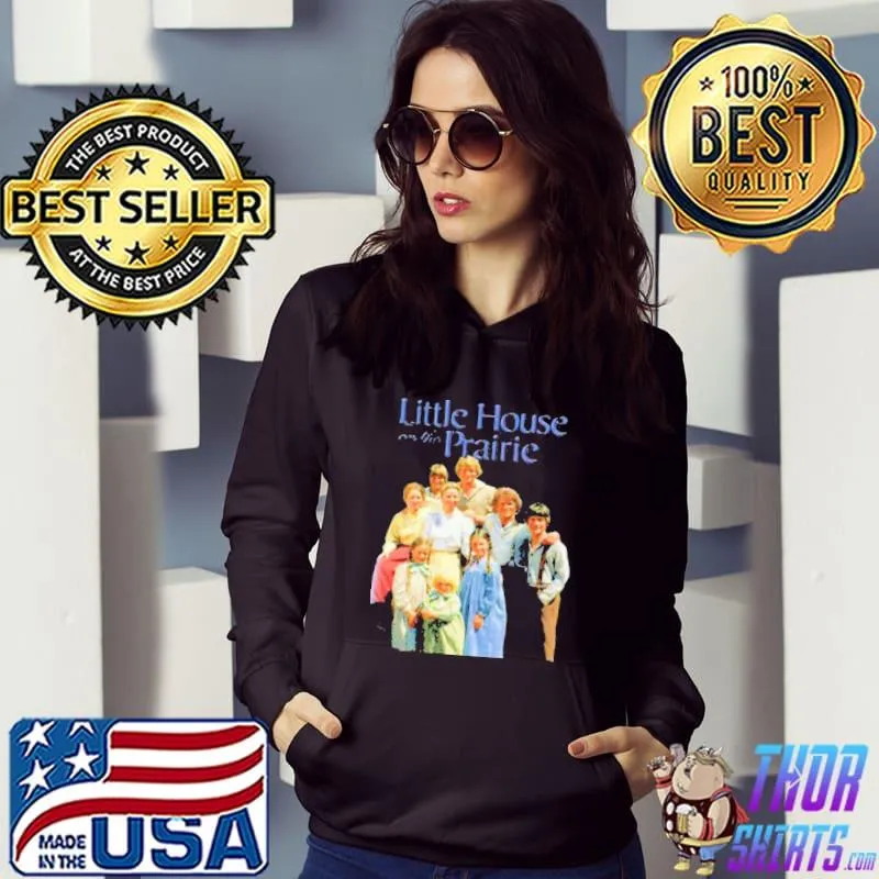 Little house on the prairie retro TV show mens black classic s Hoodie