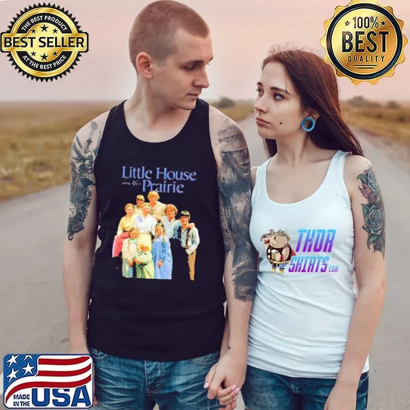 Little house on the prairie retro TV show mens black classic s Tank Top