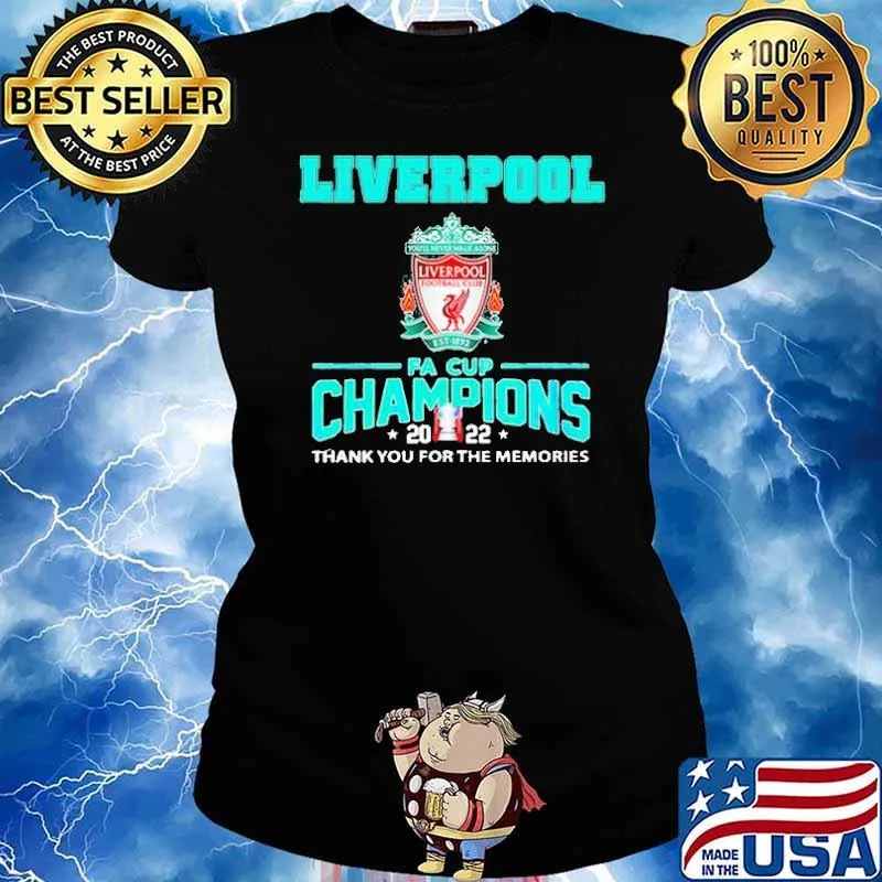 Liverpool FA Cup Champions 2022 Shirt Ladies tee