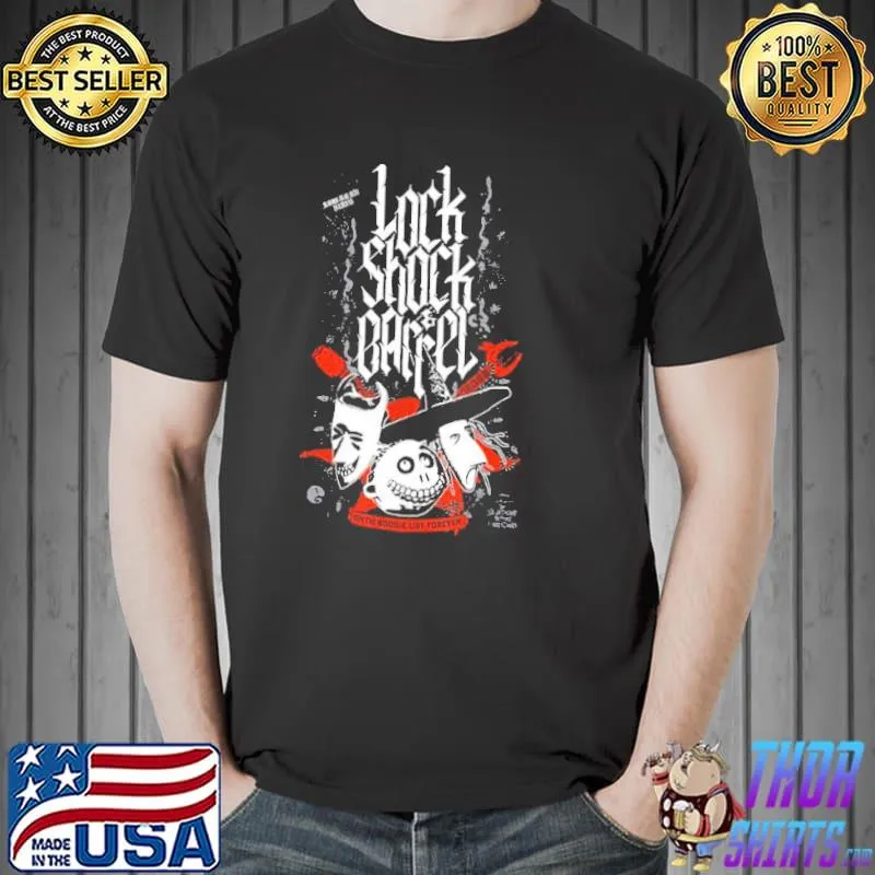 Lock shock the nightmare before christmas halloween classic shirt