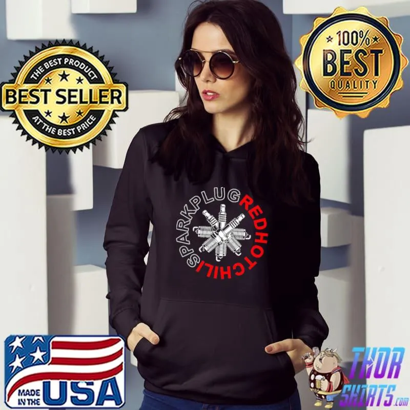 Logo red hot chilI sparkplug design s Hoodie