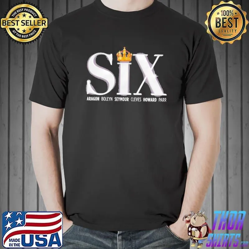 Logo six the musical shirt