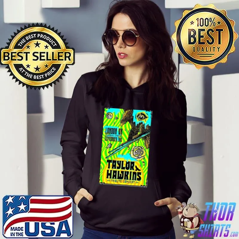 London uk 2022 taylor hawkins tribute concert poster s Hoodie