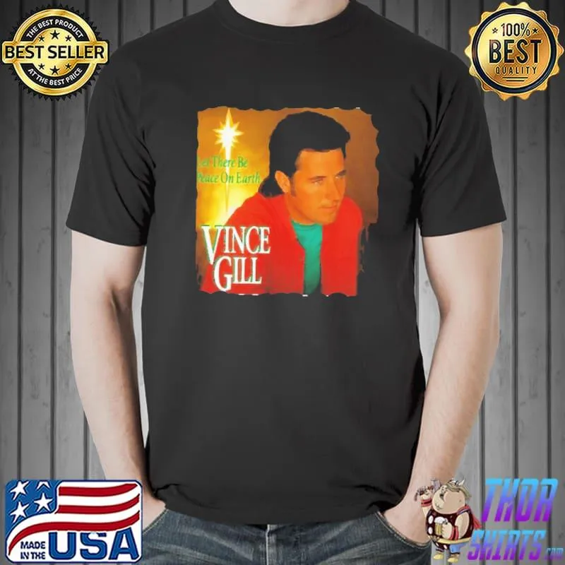Lucky cucimuka let there be peace on earth vince gill shirt