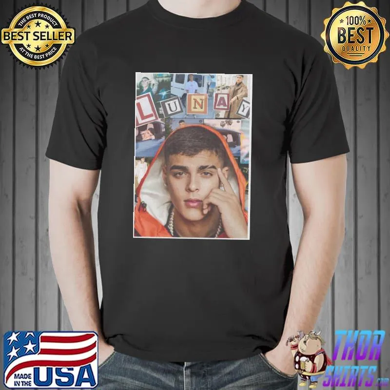 Lunay collage retro illustration shirt