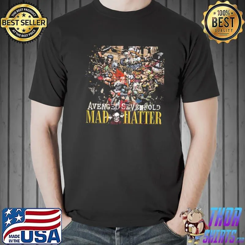 Mad hatter avenged sevenfold band shirt