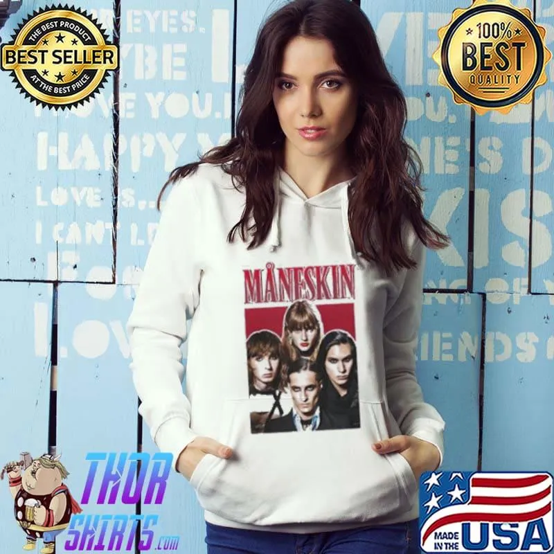 Maneskin Merch Rock N Roll Eurovision Shirt Hoodie