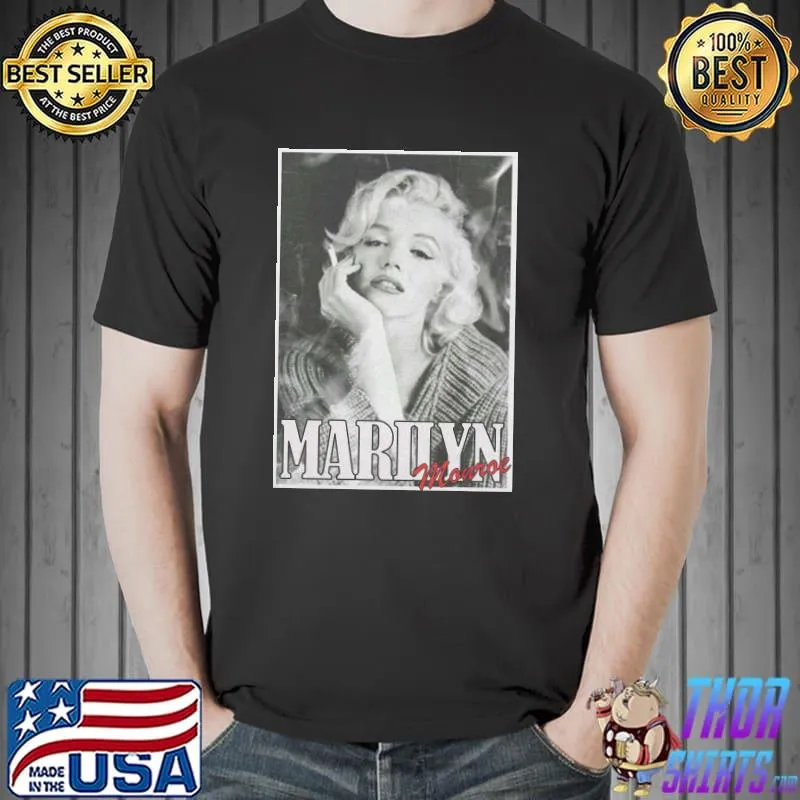 Marilyn monroe smoking collage classic shirt