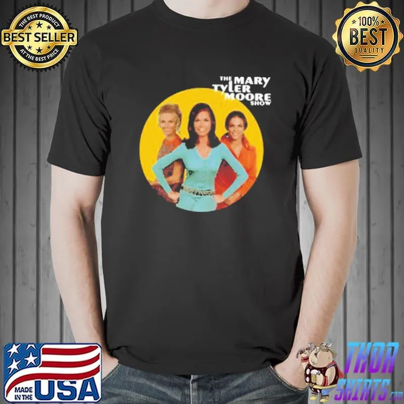 Marry tyler moore TV show logo mens red black navy classic shirt