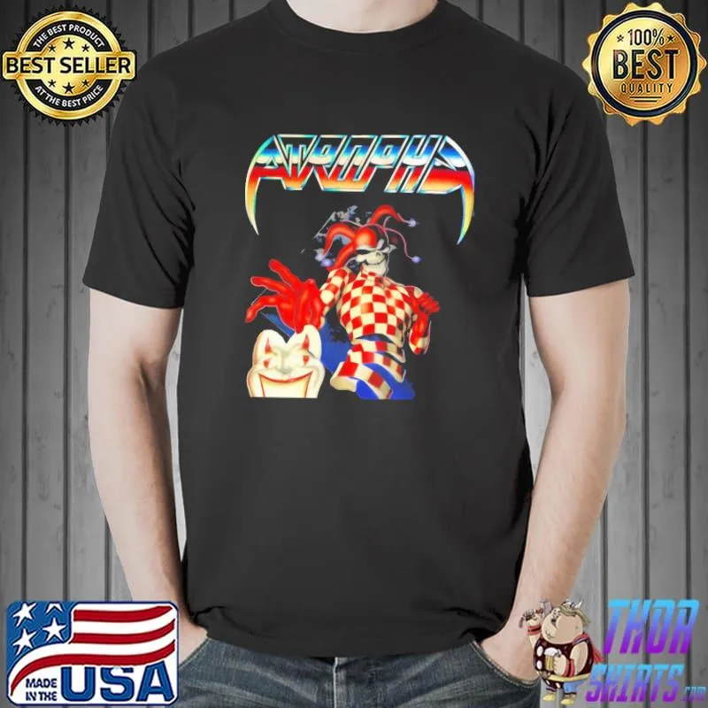 Metal atrophy band socialized hate design shirt