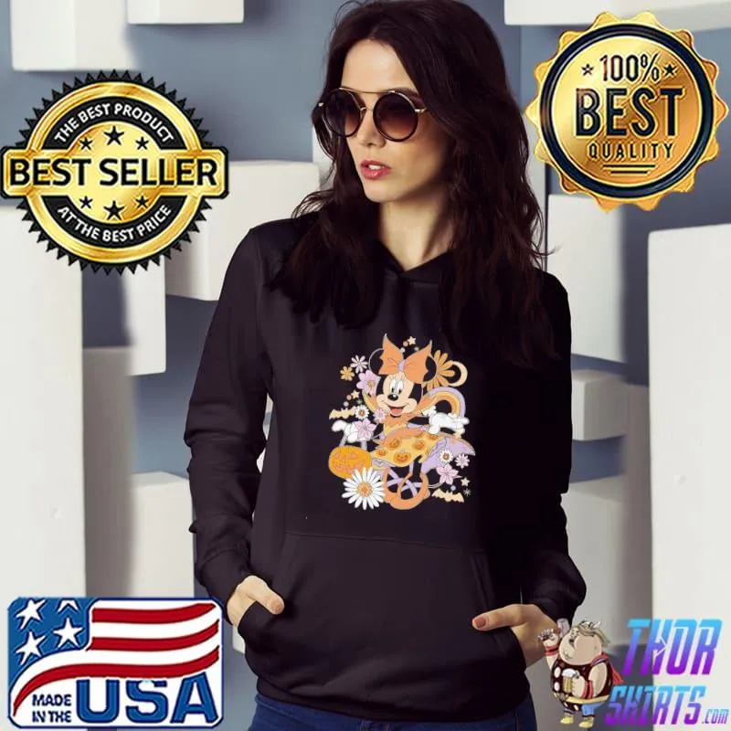 Minnie mouse halloween boho floral minnie classic s Hoodie