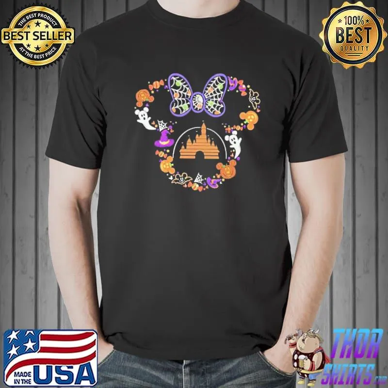 Minnie mouse halloween disney trick or treat classic shirt