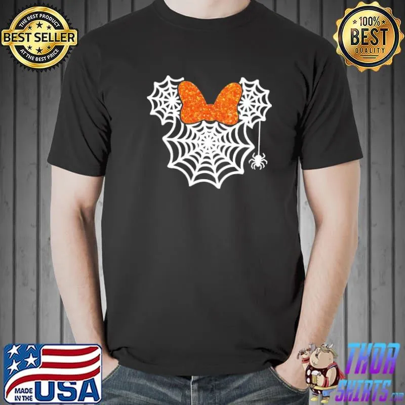 Minnie mouse halloween minnie mouse spider web classic shirt