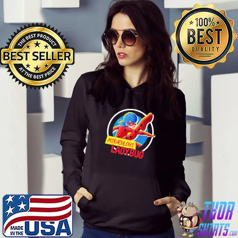 Miraculous ladybug jumpin' pose artwork s Hoodie